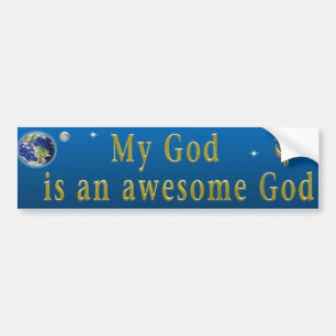Awesome God Bumpersticker