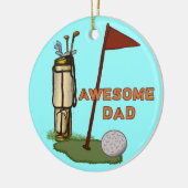 Awesome Golf Papa ornement (Gauche)