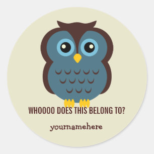 Awesome hibou CELA APPARTIENT À Stickers