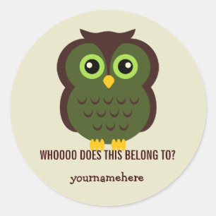 Awesome hibou CELA APPARTIENT À Stickers