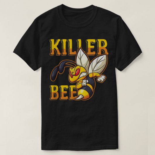 Awesome Killer Bee Hornet Yellowjacket Honeybee Lo T-shirt (Design voorkant)