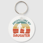 Awesome Like My Daughter Sleutelhanger (Achterkant)