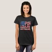 Awesome Like My Daughter Usa Father s Day Dad 4th T-shirt (Voorkant volledig)
