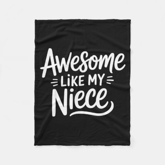 Awesome Like My Niece  Fleece Deken (Voorkant)