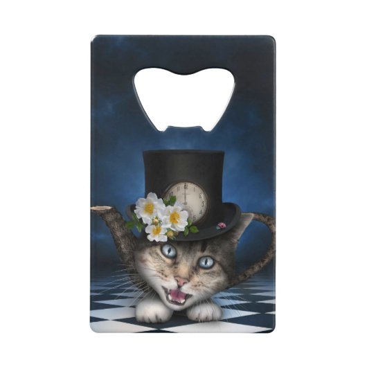 Awesome Mad Hatter Teapot Chat Conception Whimsica (Devant)