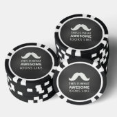 Awesome Mustache Poker Chips (Opstapeling)