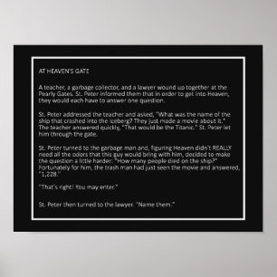 Awesome Plaisanteries affiche couleur personnalisé