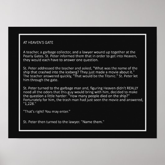 Awesome Plaisanteries affiche couleur personnalisé (Devant)