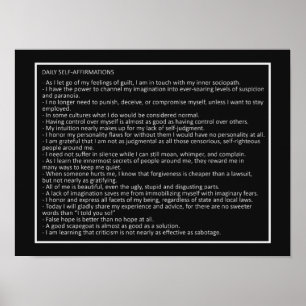 Awesome Plaisanteries affiche couleur personnalisé