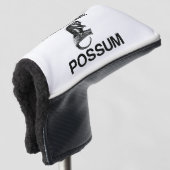 AWESOME POSSUM GOLFHEADCOVER (3/4 voorkant)