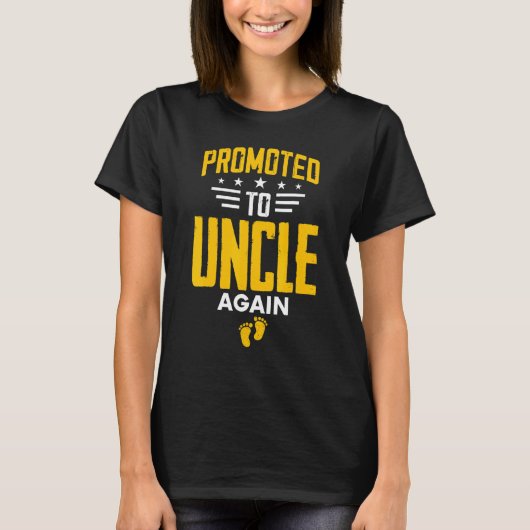 Awesome Promoted To Uncle Again Leveling Up To Unc T-shirt (Voorkant)
