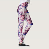 Awesome Rose Chrysanthemum Fleurs Leggings (Droite)