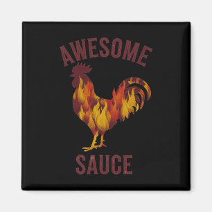 Awesome Sauce Haan Kippen Saus Mannelijk Vrouwelij Magneet