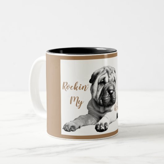 Awesome Shar Pei Mug (Devant gauche)