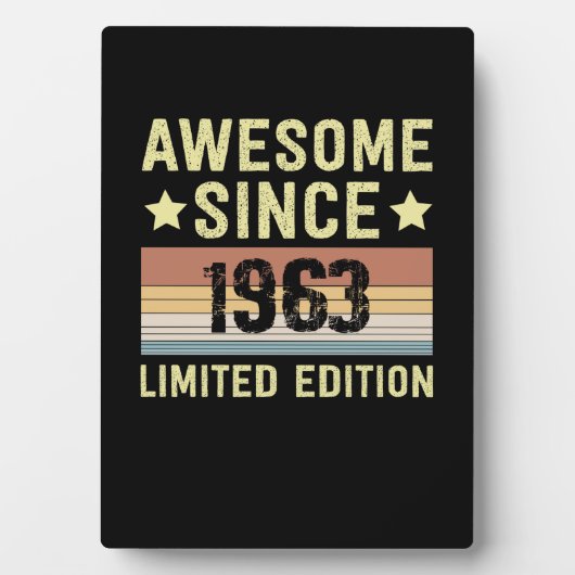 Awesome Since 1963 Fotoplaat (voorkant)