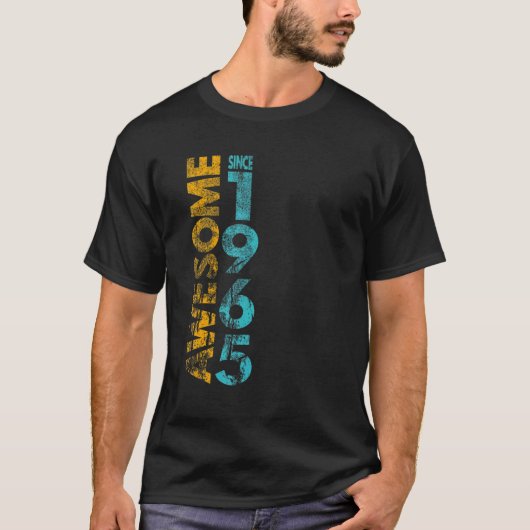 Awesome Since 1965 T-shirt (Voorkant)
