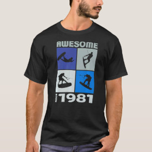 Awesome since 1981 t-shirt