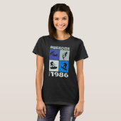 Awesome since 1986  Wakeboard lifestyle T-shirt (Voorkant volledig)