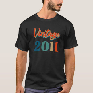Awesome Since 2011 11Th Birthday Gift 11 Years Old T-shirt