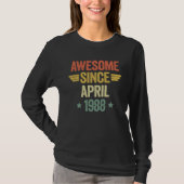 Awesome Since April 1988 T-shirt (Voorkant)