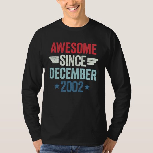 Awesome Since December 2002 1 T-shirt (Voorkant)