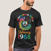 Awesome Since February 1968 is a Funny Quote T-shirt (Voorkant)