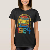 Awesome Since February 1984 39 Years Old 39th Birt T-shirt (Voorkant)