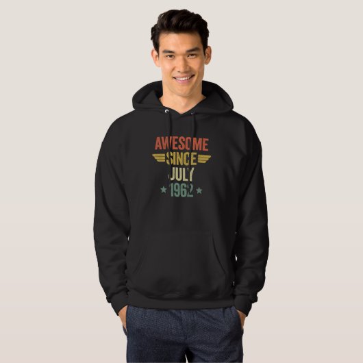 Awesome Since July 1962 Hoodie (Voorkant volledig)