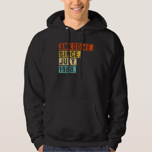 Awesome Since July 1988 Vintage 34th Birthday Hoodie