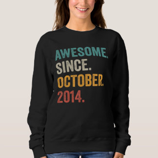 Awesome Since October 2014 8th Birthday  8 Years O Trui