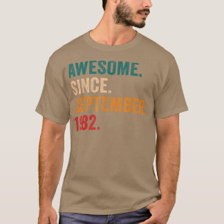 Awesome Since September 1982 40th Birthday Gift 40 T-shirt
