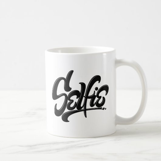 Awesome Skateboard Graffiti Selfie Street Art Mug (Droite)