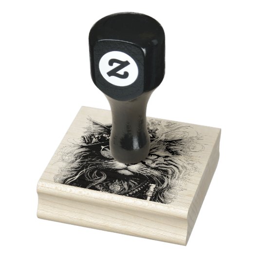 Awesome Steampunk Cat  Rubberstempel (Stempel)