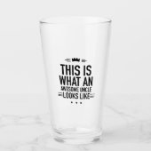 Awesome uncle black glas (Voorkant)