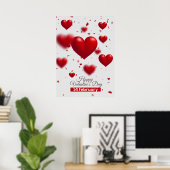 Awesome Valentine's Day Poster Design (Bureau à domicile)