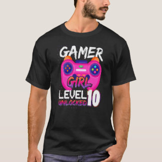 Awesome Video Games Controller Level 10 Unlocked G T-shirt