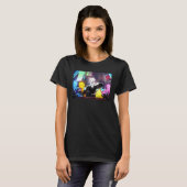 Awesome Videogames Playing Classic Arts Characters T-shirt (Voorkant volledig)