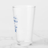 Awesomeness en BIER Grappig glas (Links)