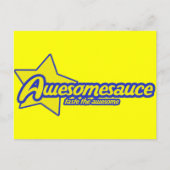 Awesomesauce Briefkaart (Voorkant)