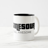 Awesomesource-Mok Tweekleurige Koffiemok (Voorkant rechts)
