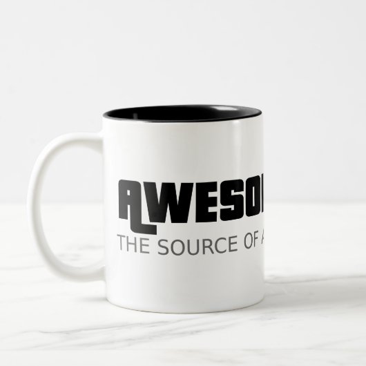Awesomesource-Mok Tweekleurige Koffiemok (Links)