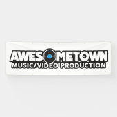 Awesometown Outdoor Banner met bouwers (Horizontaal)