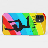 AWESOMOME CUSTOMISÉ GYMNASTICS COQUE IPHONE RAINBO (Dos (Horizontal))