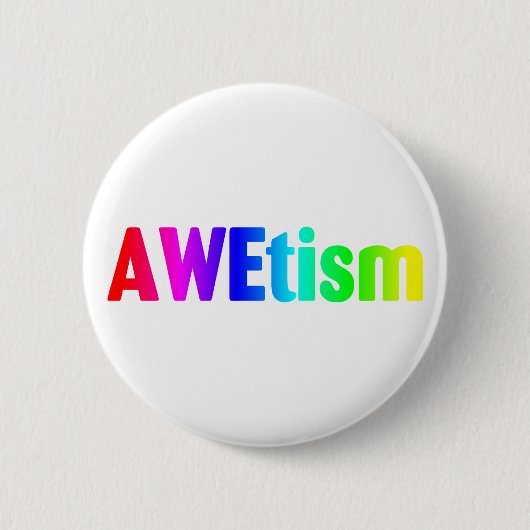 AWEtism Ronde Button 5,7 Cm (Voorkant)