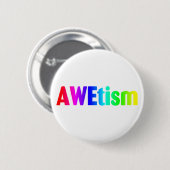 AWEtism Ronde Button 5,7 Cm (Voorkant /achterkant)
