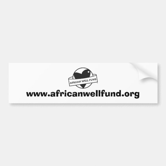 AWF-bumpersticker Bumpersticker (Voorkant)