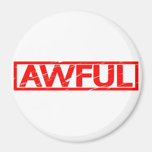 Awful Stamp Magneet (Voorkant)