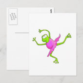 Awkward Ballet Frog Briefkaart (Voorkant / Achterkant)