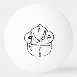 Awkward Chameleon Ping Pong Ball