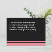 Awkward Moment, ben je mijn dochter van een eerbew Kaart (Staand voorkant)